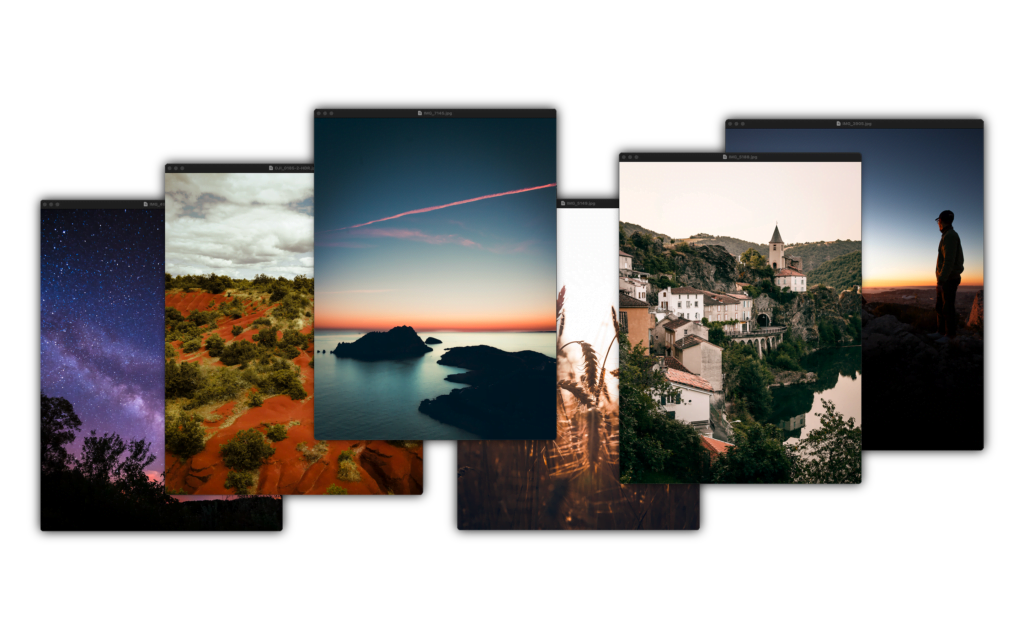 photographie de paysage. passion